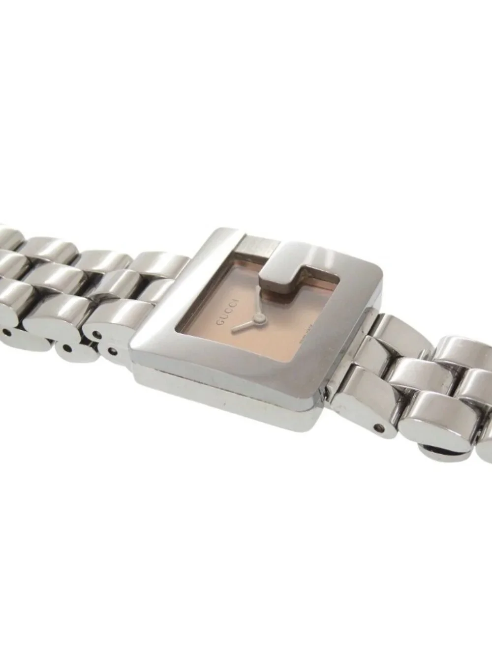 Gucci Watch SS Orange Silver Quartz